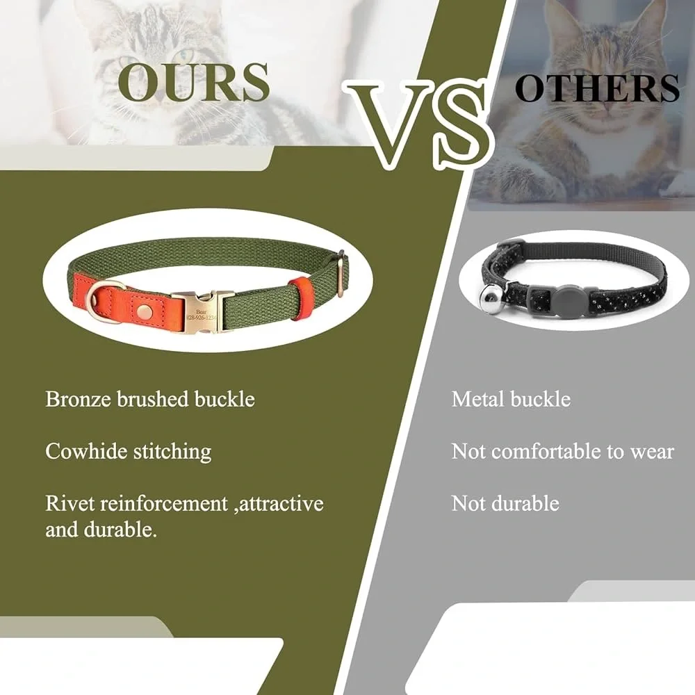 Ajustable Custom Dog Collar with Quick Release Buckle